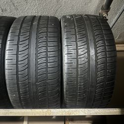 PAIR OF TIRE 285 35 22 PIRELLI 85% LIFE