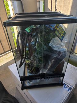 Exo terra reptile terrarium tank 12x12x18