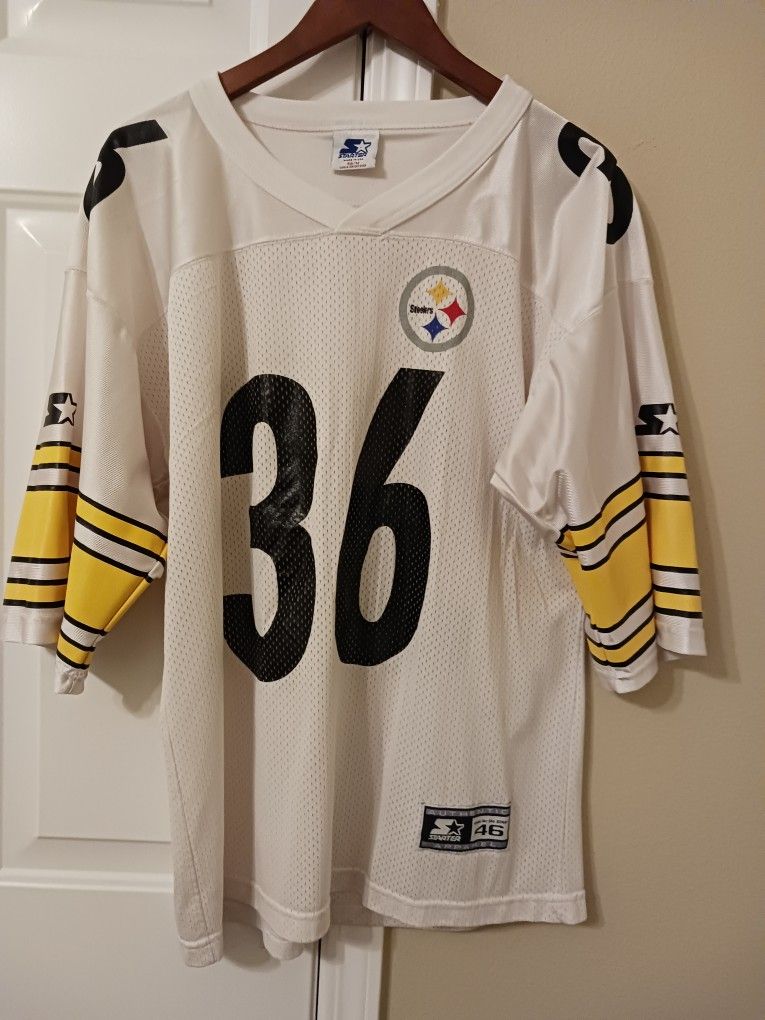 Hard to find Vintage - "Authentic Starter Apparel 1995 White" Pittsburgh Steelers Jersey - JEROME BETTIS The Bus.
Asking $50 Or Best Offer 👈😊