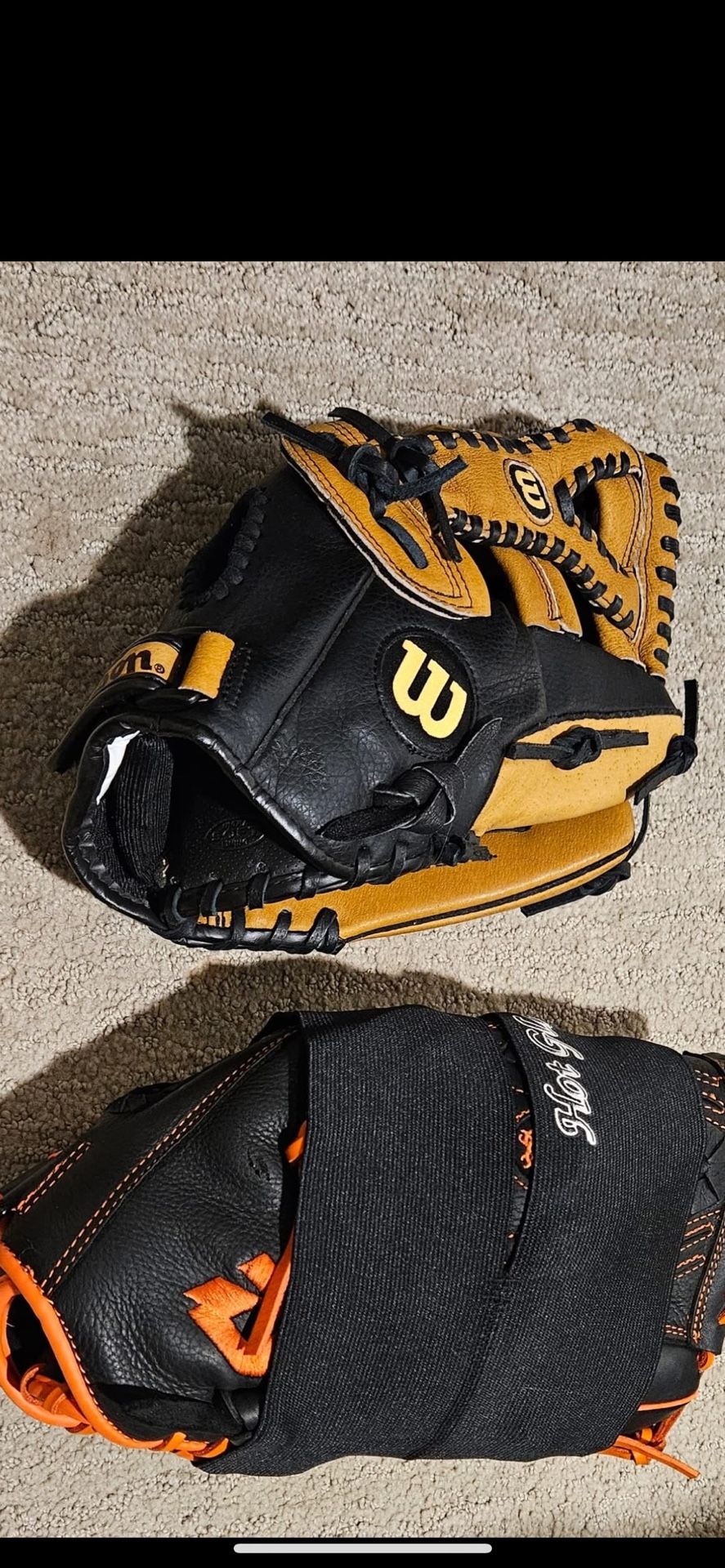 Wilson Softball Baseball Glove 12.5” Also Have A Bigger Demarini