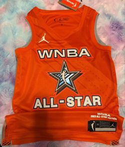Nike Jordan Brand 2023 WNBA All-Star Victory Orange Jersey