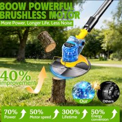 5-in-1 Cordless Electric Lawn Trimmer