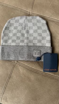 Louis vuttion checkered beanie