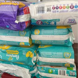 Pampers 8 Bags 