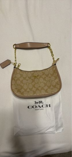 Coach Signature Shoulder Bag with Chain Strap