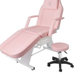 Tattoo Chair for Client Facial Chair Adjustable Multipurpose with Hydraulic Stool for Esthetician Beauty Spa Tattoo Eyelash