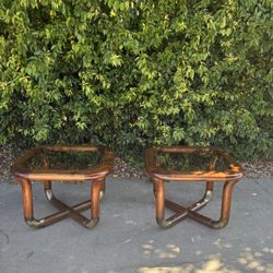 Post Mid-Century Modern Sculptural End tables