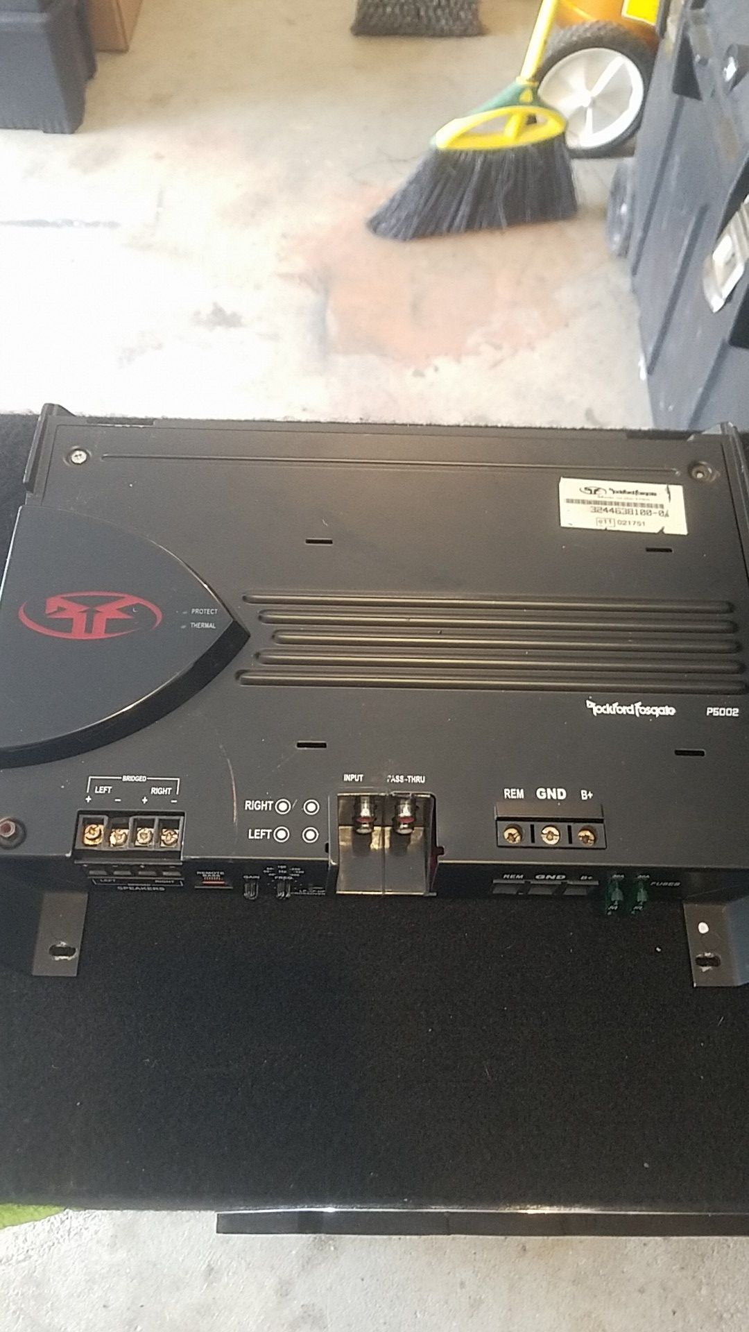 Rockford Fosgate P5002 Amp.