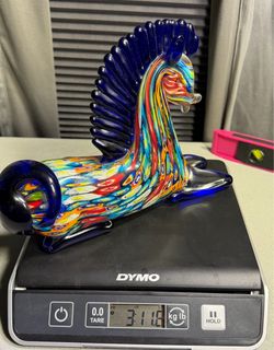 MURANO GLASS MILLEFIORI HORSE