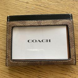 Coach Card Holder.  Unisex 