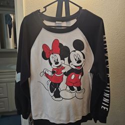 Mickey And Minnie Long Sleeve Shirt 