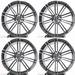 21" Staggered FORGED Porsche Macan Wheels Rims Set of 4 21x9 21x10 5x112