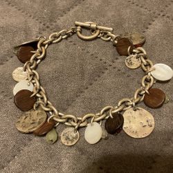 SilverTone Charm Bracelet 