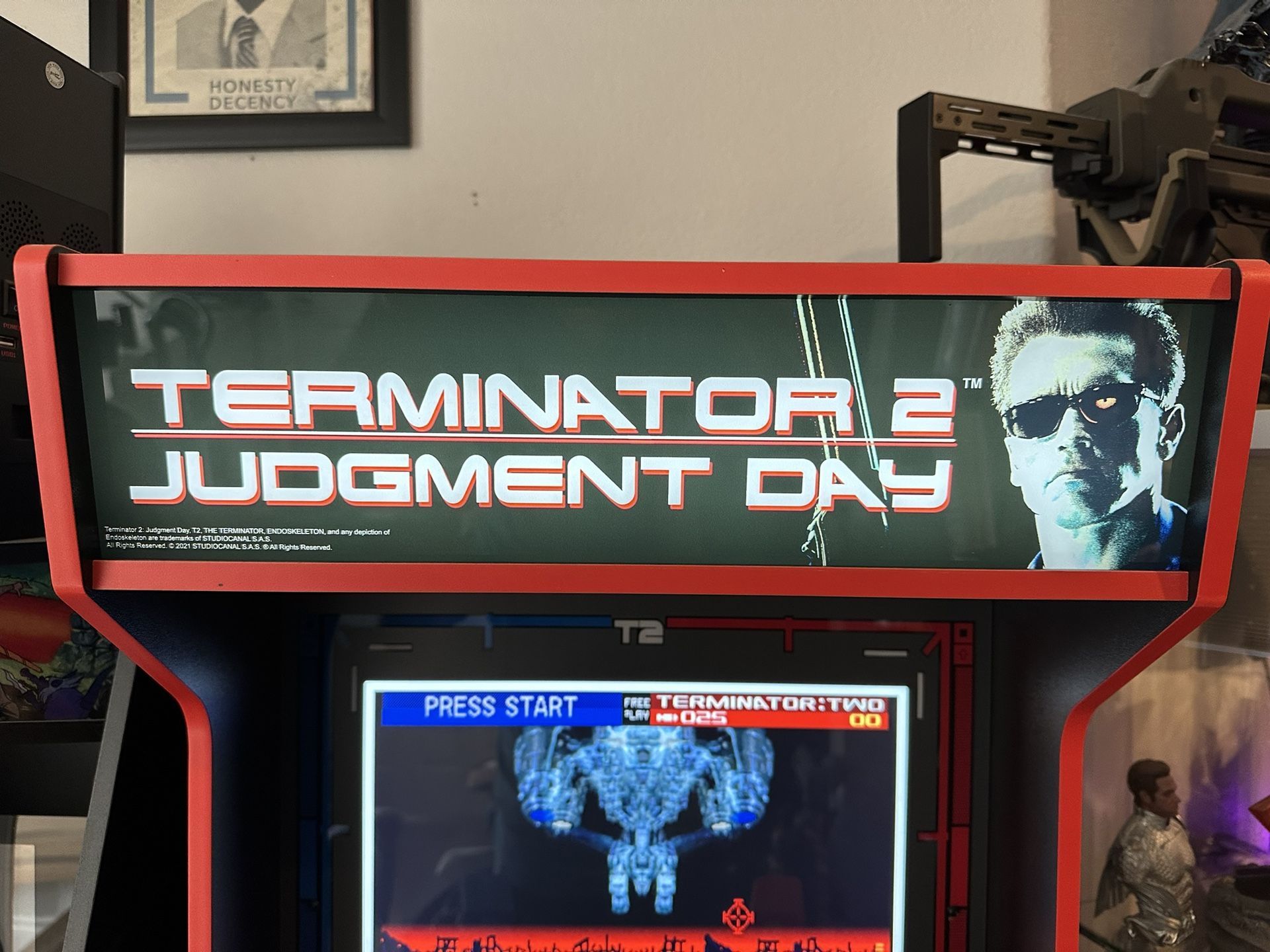 Arcade1Up Terminator 2 Arcade Cabinet Rare