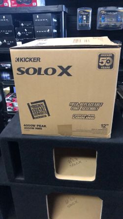 Kicker SoloX 12 On Sale Today For 599.99