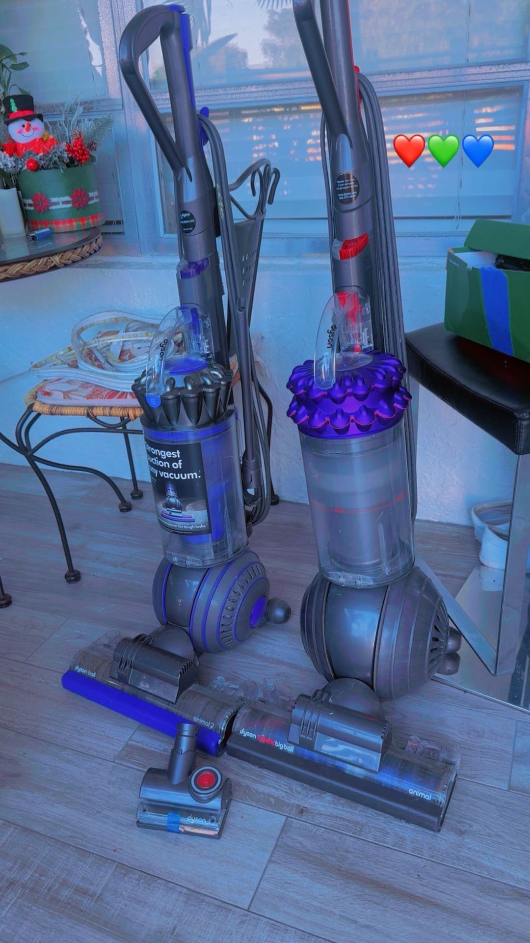 2 Dyson Vacuums For Sale; Dyson DC65 Animal And Dyson ball Multi floor 2