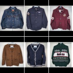 Toddler, Boys Jacket & Sweater Bundle, Sizes 3T–4T, Levi’s, Gymboree, Old Navy &The Children’s Place. 