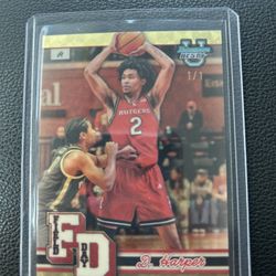 24/25 Bowman’s Best U Basketball Dylan Harper 1/1 Field Day Superfractor. 