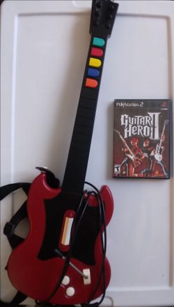 Playstation 2 Guitar Hero Set