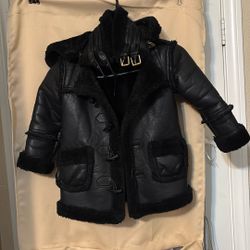 Black Leather Coat