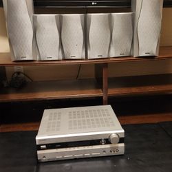 Onkyo 7.1 HT-R560 Sound System 6 Speakers + 1 Subwoofer