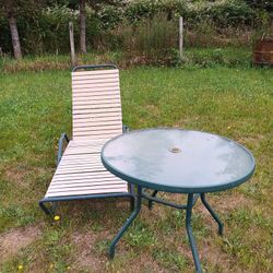 Chair And Table
