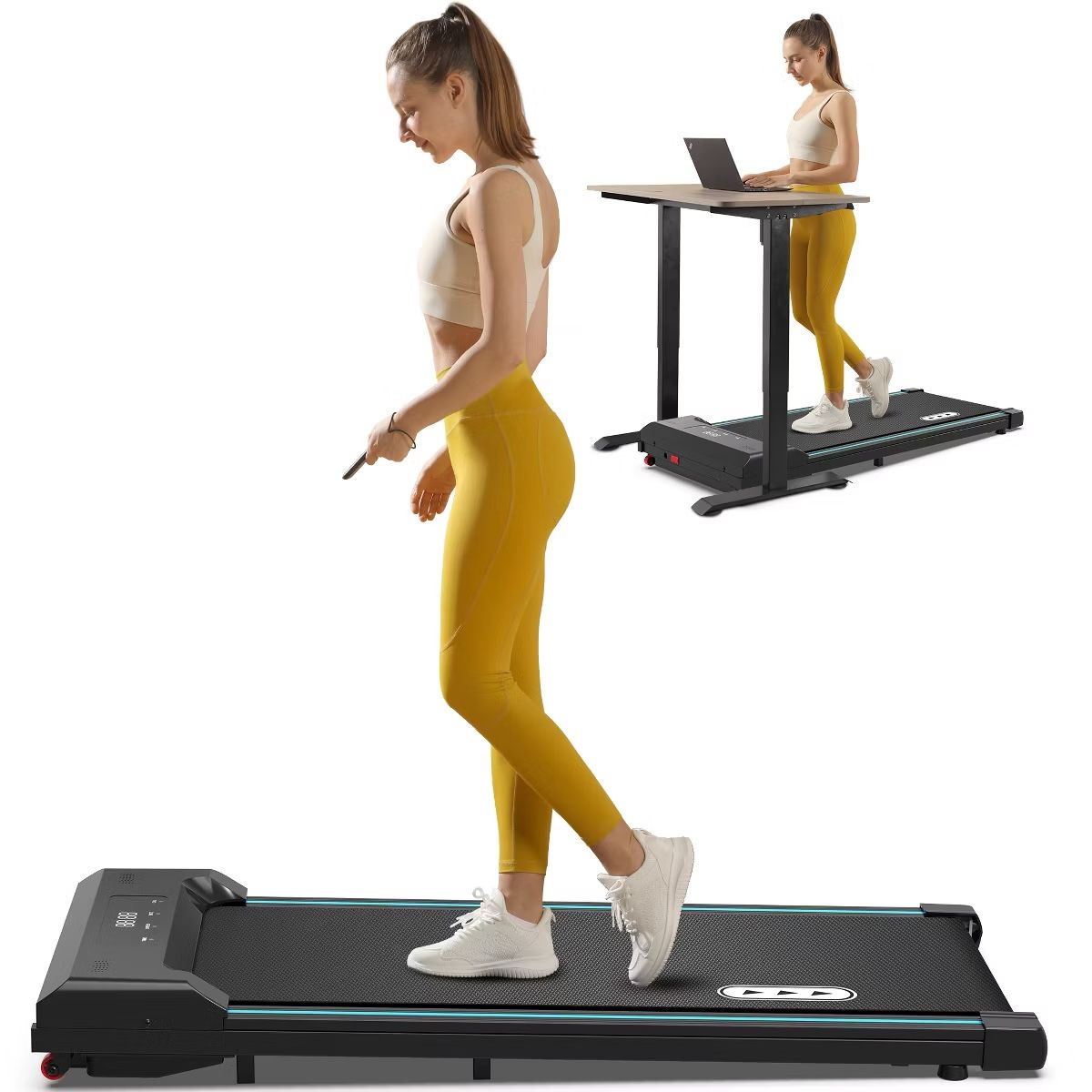 Redliro Under Desk Treadmill for Home Office