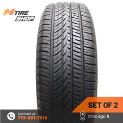 Set of 2 Used  9.5/32    215/65R17  99H  Yokohama  Tornante