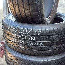 Set Of Tures (4) 225-50-17 Michelin Energy Saver