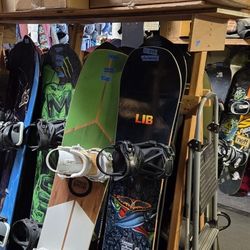 Snowboard With Bindings 