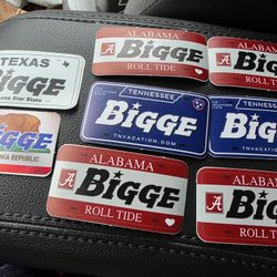 BIGGE Crane And Rigging Stickers Hardhat Or Window 