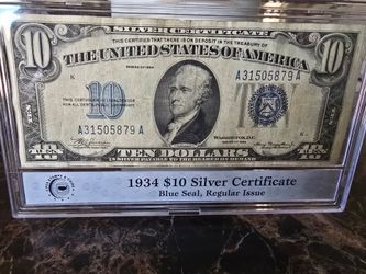 $10 Blue seal  note