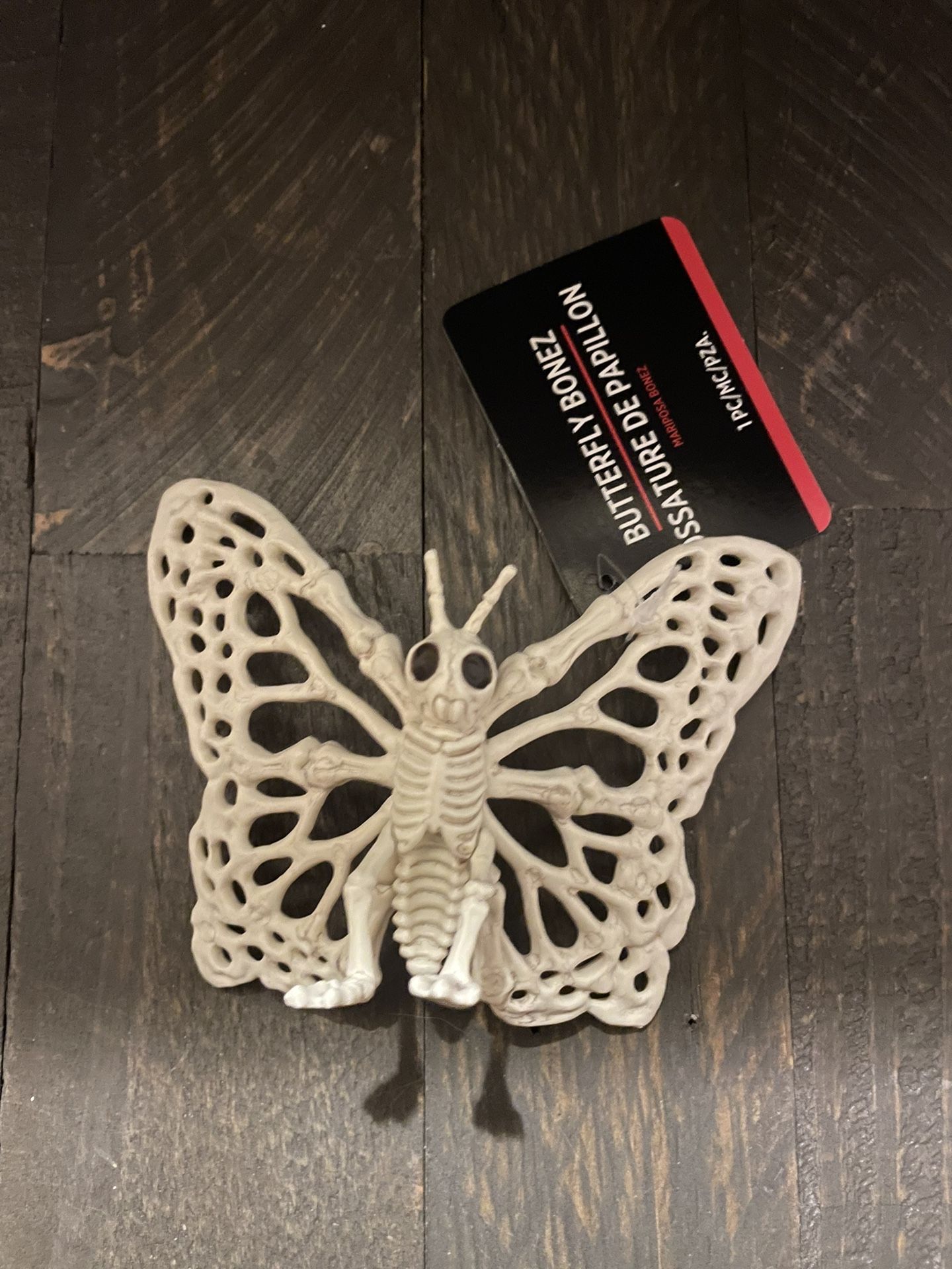 NEW - Butterfly Bonez Skeleton Faux Plastic - Halloween