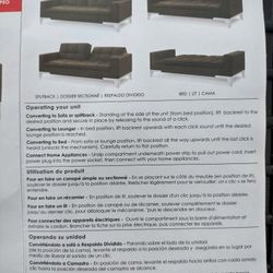 Relax-A-Lounger Euro Lounger & Futon - Relaxalounger Relax a Lounger - Sofa Bed Couch Splitback Split Back