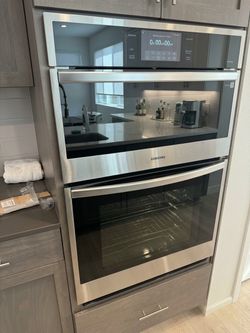 Samsung Smart Stainless Steel Double Wall Oven – Touchscreen Control