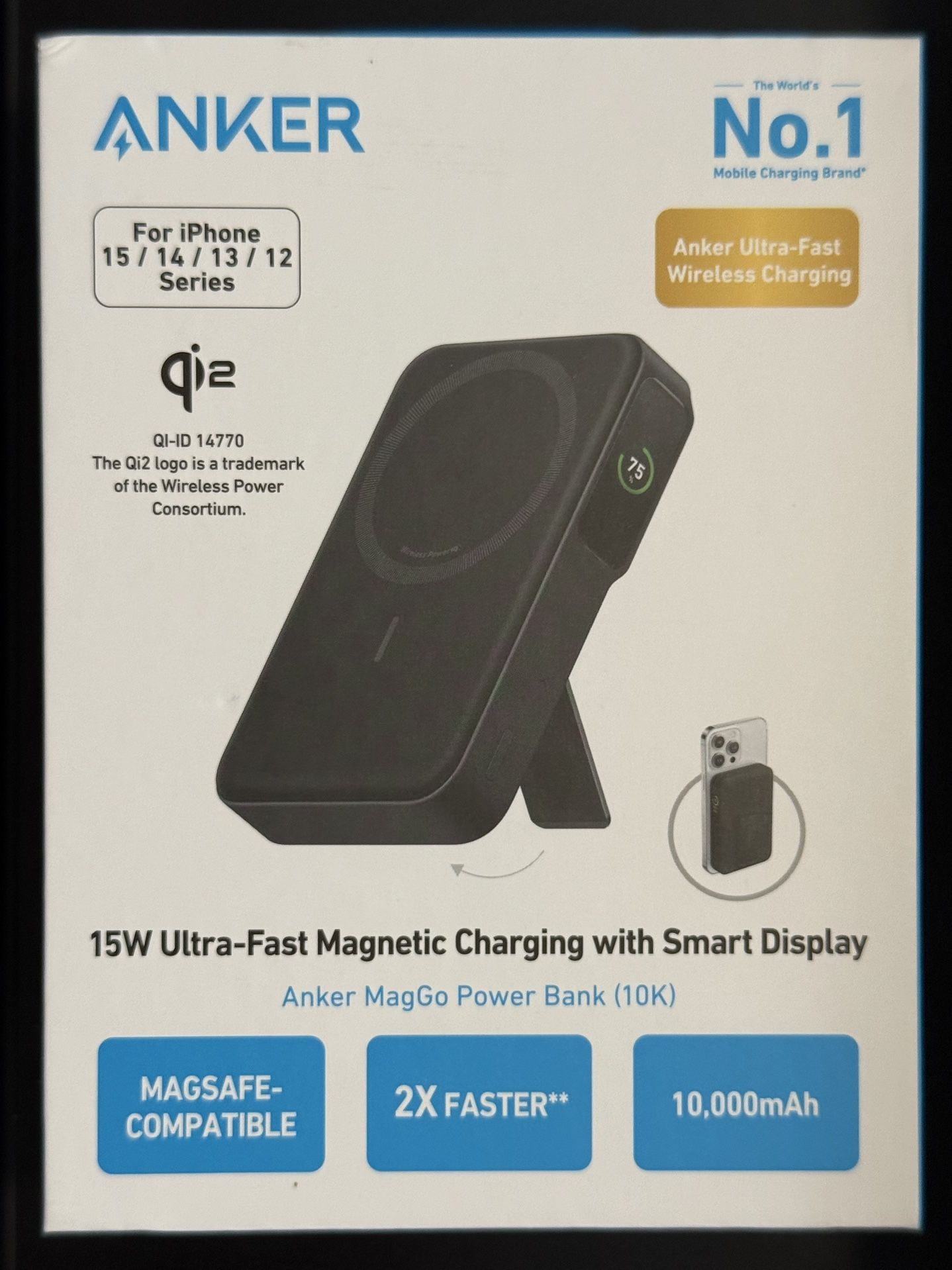New Anker MagGo Power Bank (10K) for iPhone