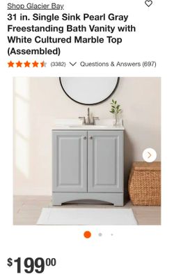 30 in Vanity With Top