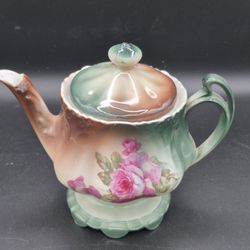 Vintage Z S & Co, Scherzer, Porcelain Teapot & Lid