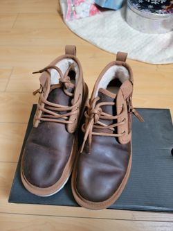 UGG Leather Zip Boots Size 6