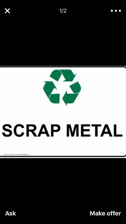 Pick up scrap metal for free