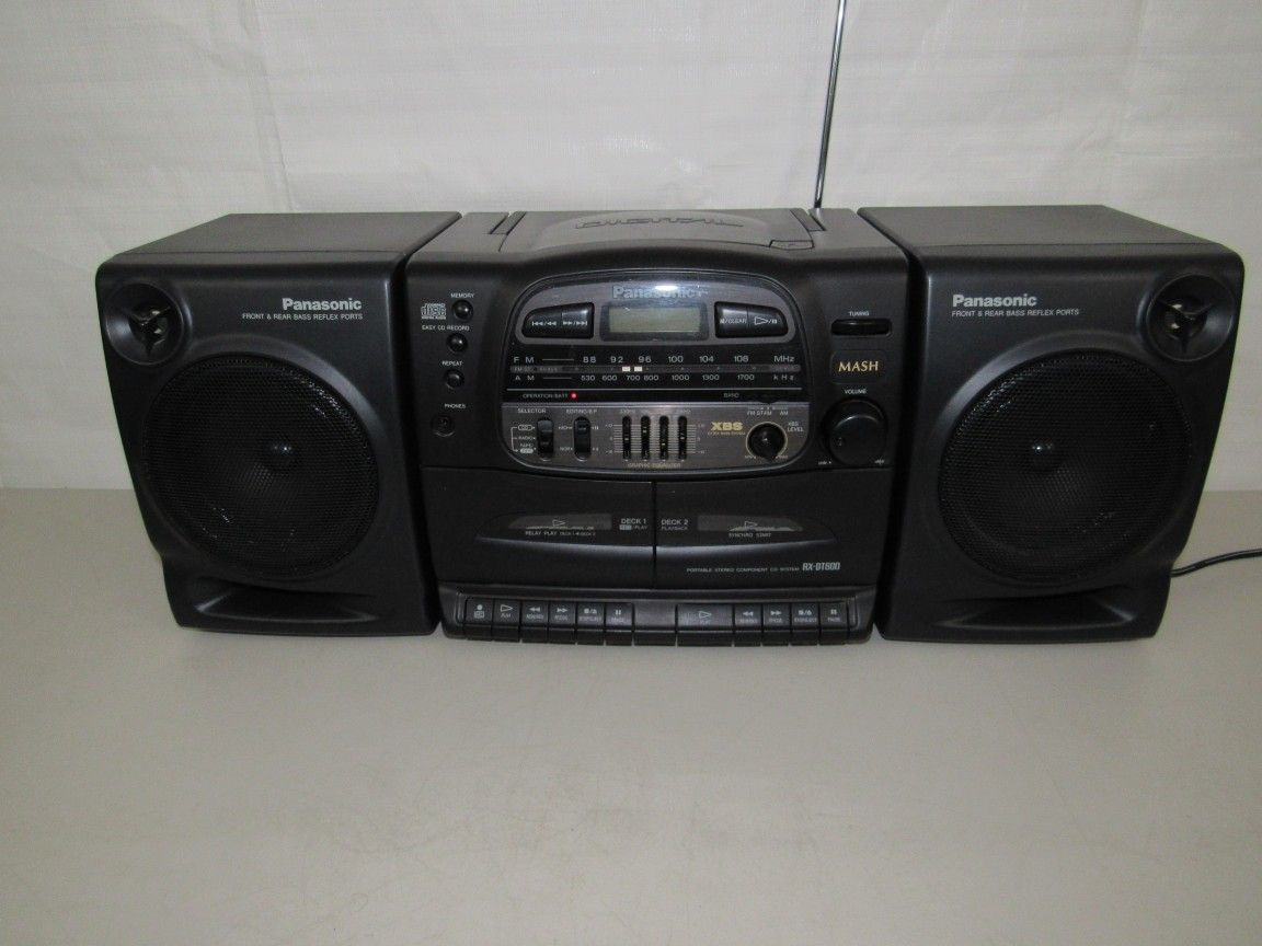 Panasonic RX-DT600 AM/FM Stereo CD Cassette Player