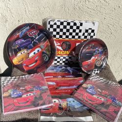 Cars Birthday Party Decorations Package 6 Pieces 