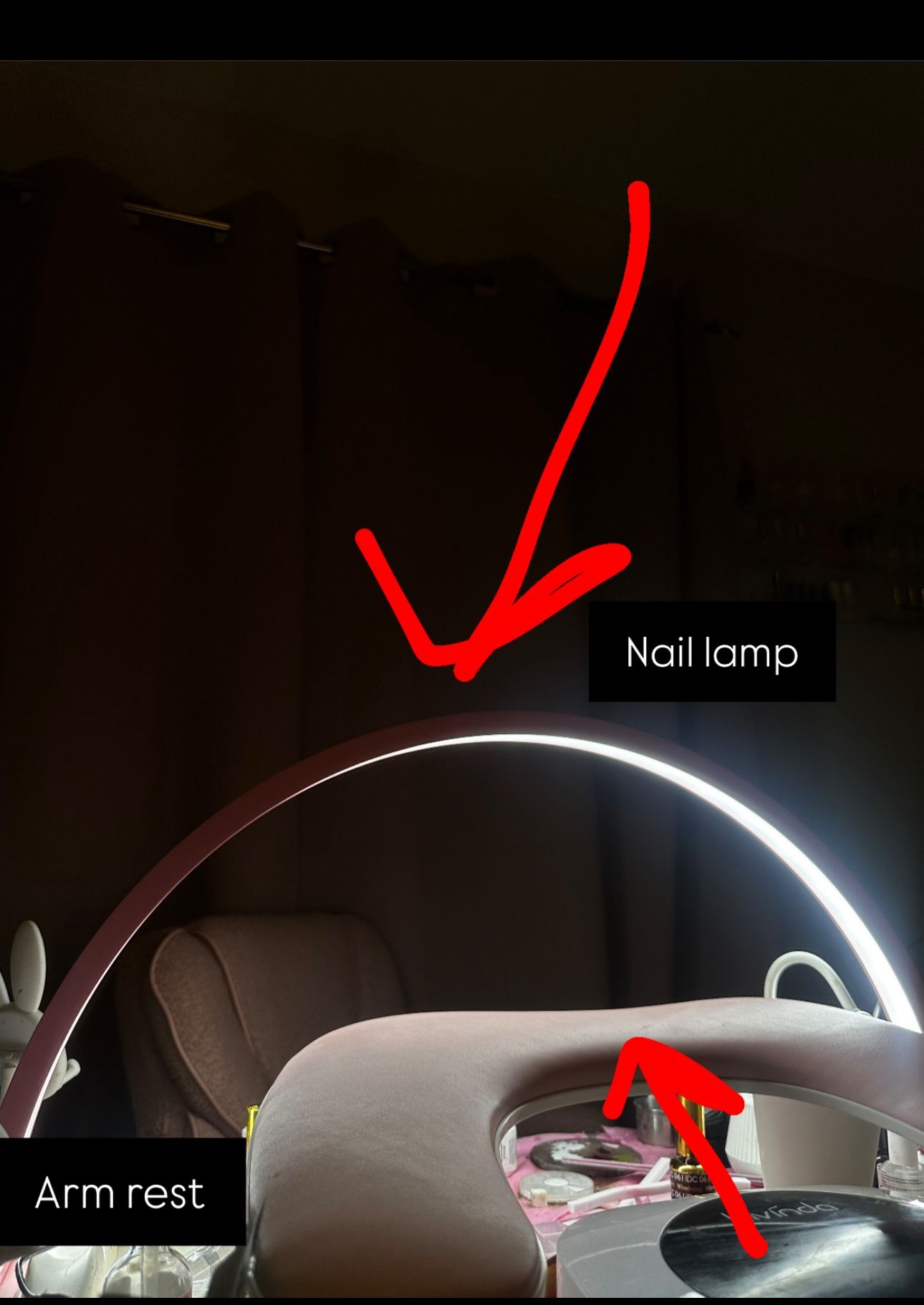 Moon Lamp, Arm Rest
