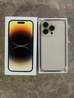 IPhone 14 Pro Gold with box