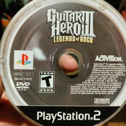 Guitar Hero 3 Legends Of Rock Playstation 2 Game 
