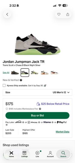 Jordan Jumpman Jack TR Travis Scott Black Night Silver