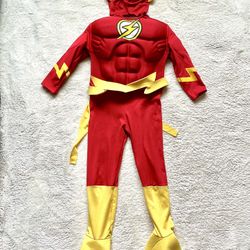 Kids Size 4/6 The Flash⚡️SuperHero Halloween Costume