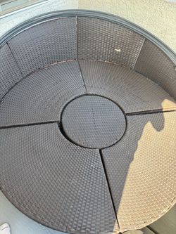 Daybed patio furniture set