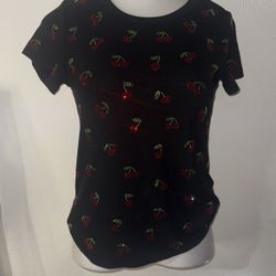 Rhinestone Cherry Top 