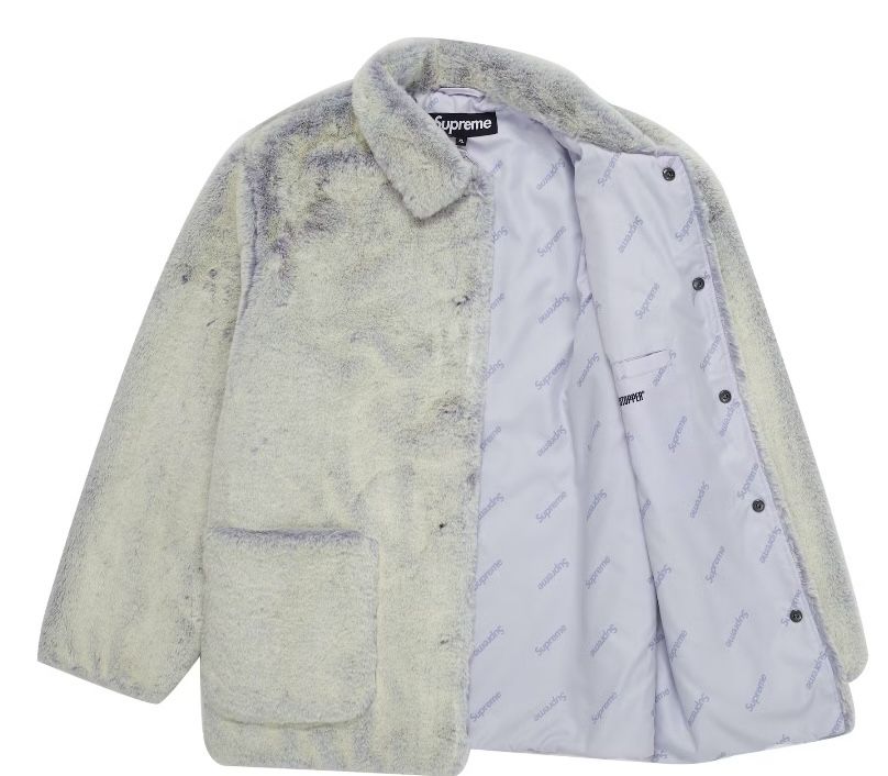 Supreme 2-Tone Faux Fur Shop Coat